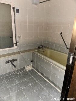 昔ながらのタイルの浴室で味がありますね!