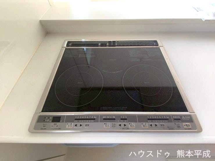 IHクッキングヒーターで安全にお料理ができます