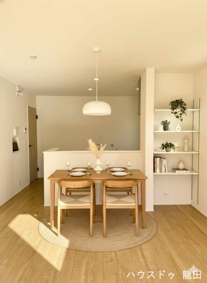 ■□■ダイニング■□■
落ち着いた雰囲気の家具を置いてみるのもいいですね。
※家具を入れたイメージ写真です