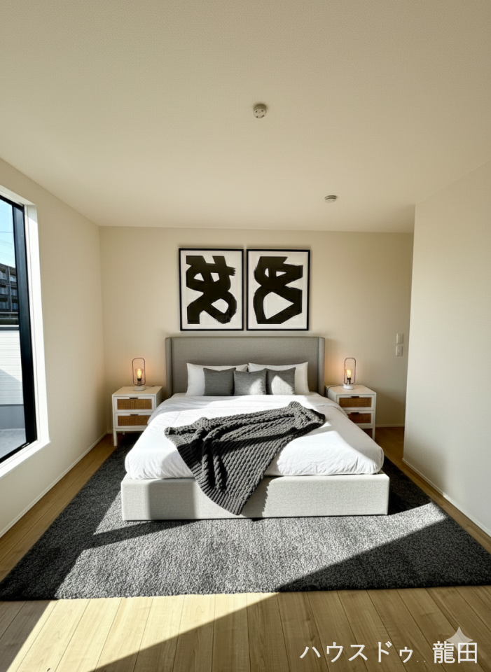 ■□■洋室■□■
お好きな家具で、快適な睡眠を。
※家具を入れたイメージ写真です