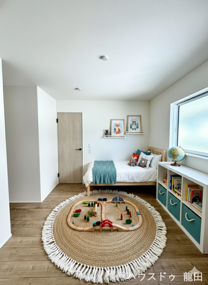 ■□■洋室■□■
明るい光がさしこむ、お部屋は子供部屋にも良いですね。
※家具を入れたイメージ写真です