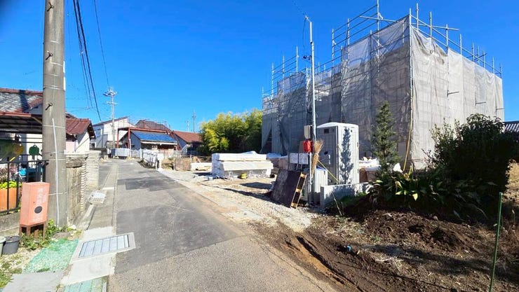 車通りが少なく、静かな住宅街です