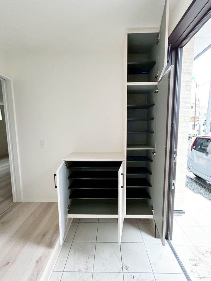 【閑静な住宅街】八幡西区御開の新築戸建♪本城小・中学校♪駐車スペース4台分♪全居室収納♪