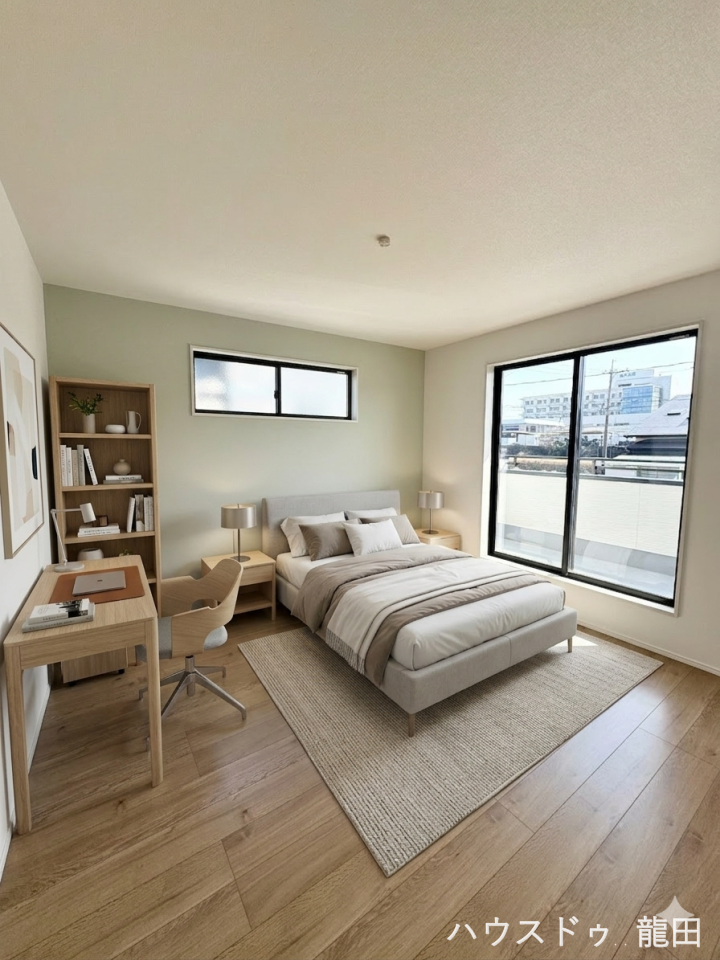 ■□■洋室■□■
広々洋室をくつろぎの空間に。
※家具を入れたイメージ写真です