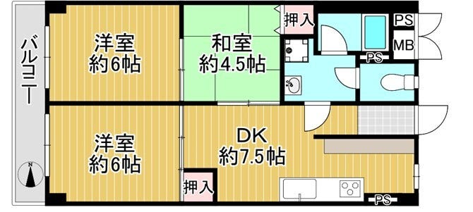【間取り】
早い者勝ちになって後悔しないために、必ず物件の最新情報と見つけた物件の保存をお忘れなく!