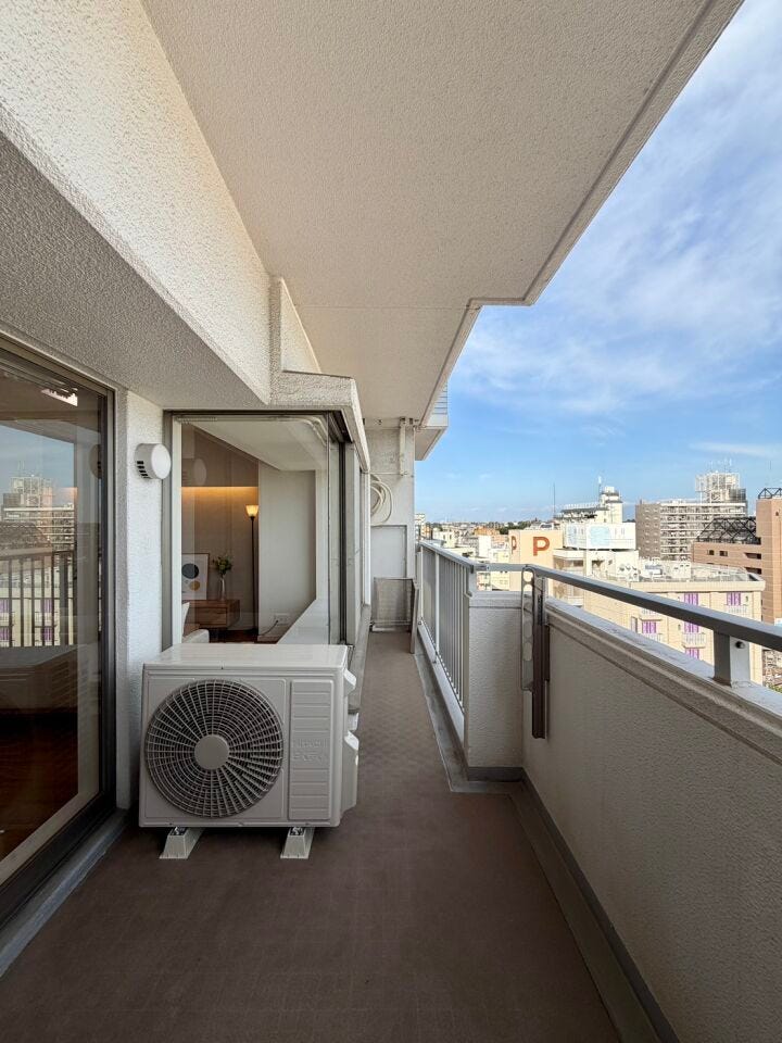 ワイドバルコニーで毎日のお洗濯も快適♪