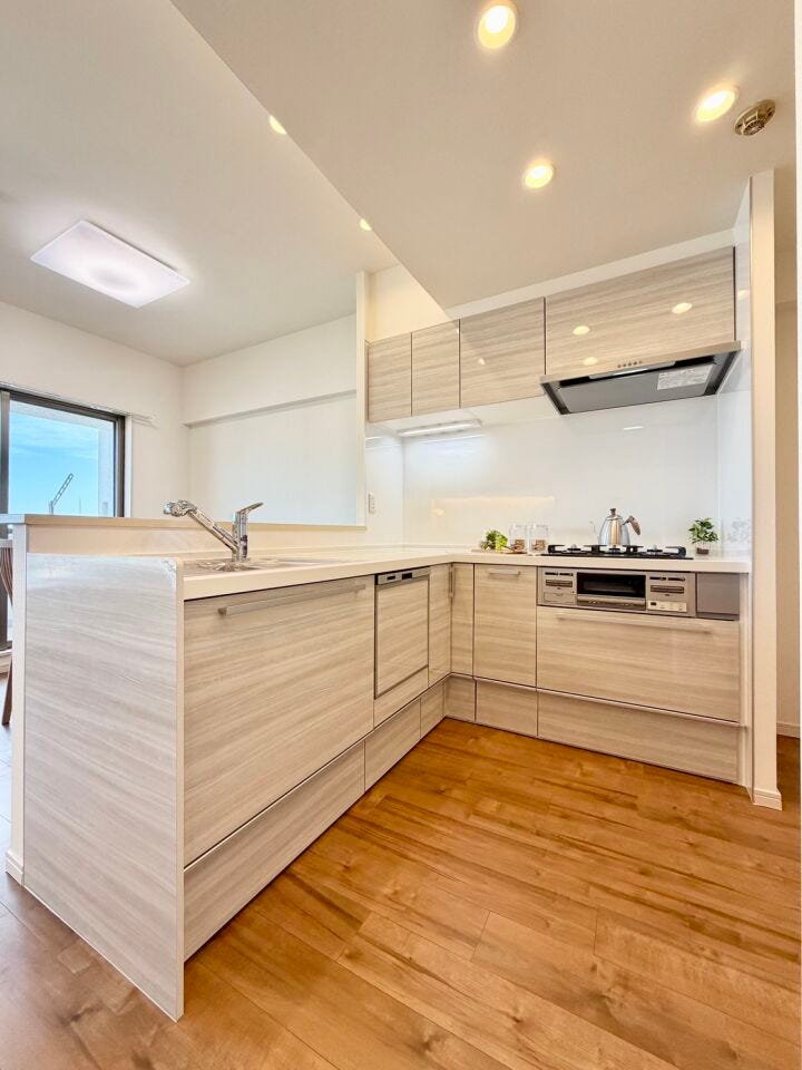 おしゃれなL型キッチン♪