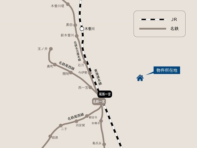 JR東海道本線 「尾張一宮」 駅 徒歩37分