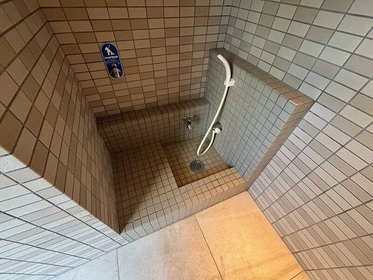 ペット足洗い場