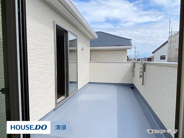 (バルコニー施工例です)