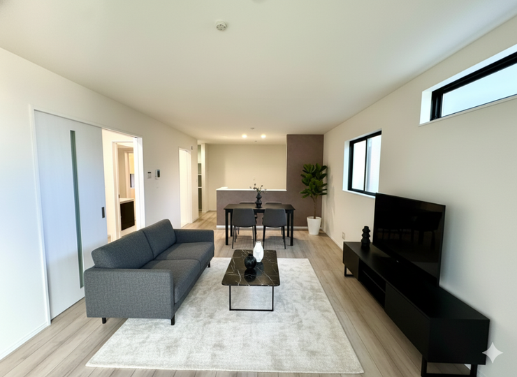 【Living】こちらの画像はAIによる家具イメージです。お部屋の雰囲気を感じてみてください♪