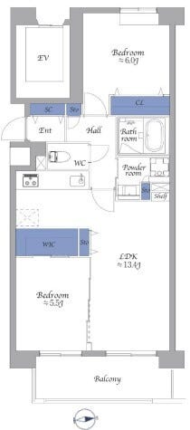 【間取り】
※図面と現況が異なる場合は現況優先致します。