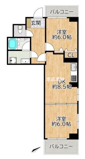 【間取り】
※図面と現況が異なる場合は現況優先致します