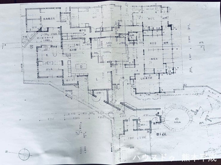 建築時の間取りです