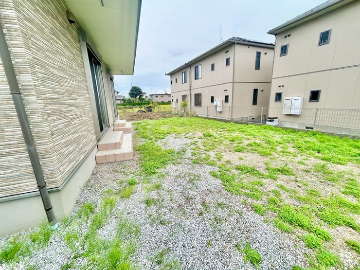 南側は広々お庭