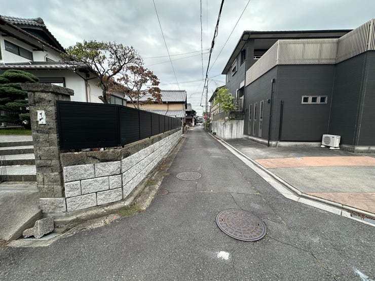 *南西側前面道路*