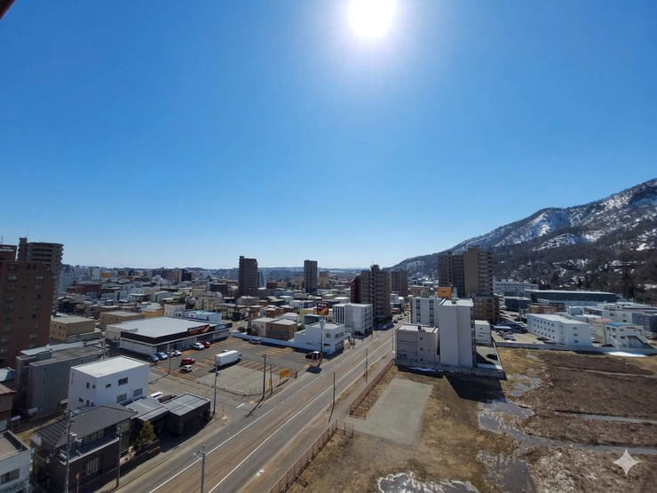 《眺望写真》
最上階で日当たり・眺望良好です。
山を眺めることができ自然を感じることができます。