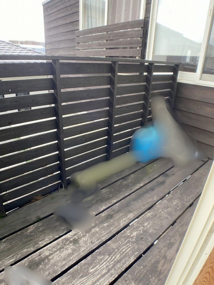 2階ウッドデッキ