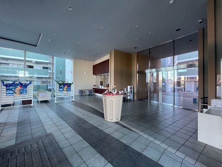 管理の行き届いた綺麗なロビーです。