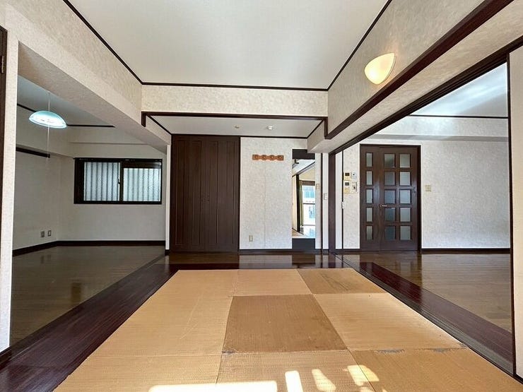 日当たりの良い広々とした和洋室