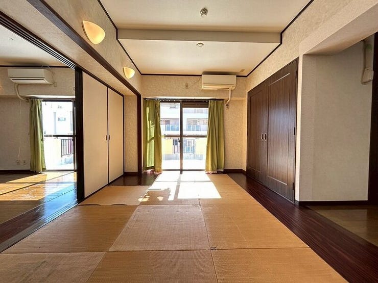 日当たりの良い広々とした和洋室