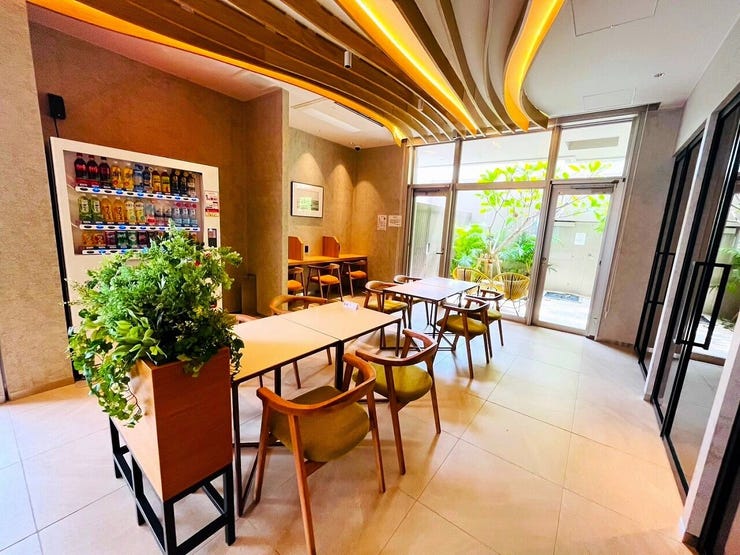 嬉しい自動販売機完備