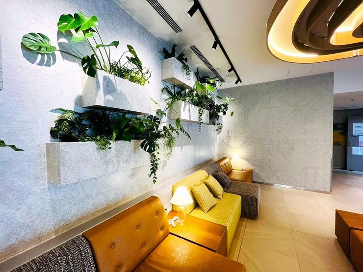 休憩スペース完備