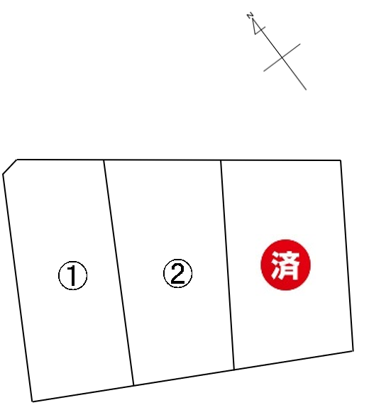 【区画図】
2区画販売中!