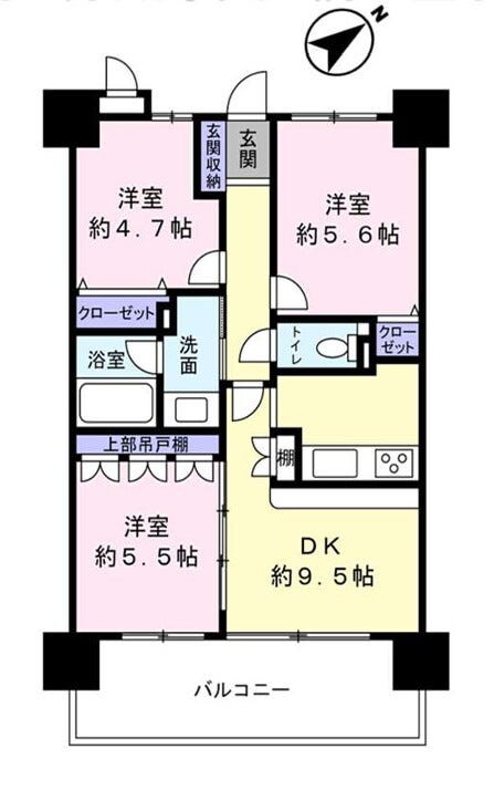 【間取り】
□2025年大規模修繕工事実施済
□空家につき即ご案内可能
□海・淡路島・明石海峡大橋一望できます
□周辺には商業施設が充実