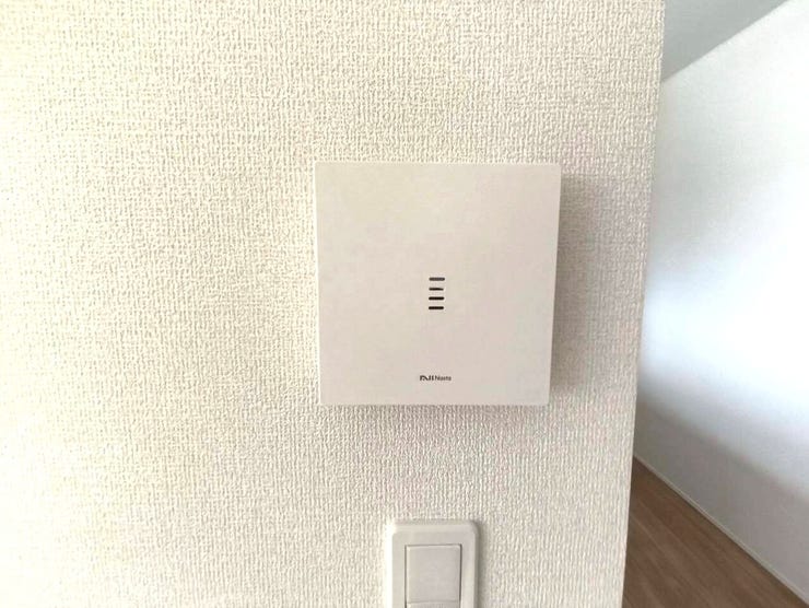 リビングからでも来訪者が確認できます