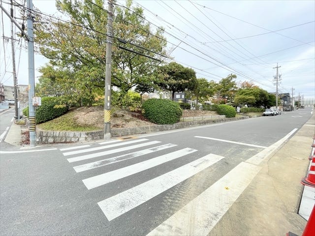 幅員約7.9mの前面道路です。引越し業者のトラックも問題なく停めて置くことが出来る道幅です。