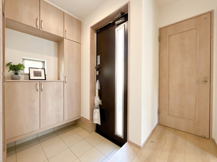 開放感のある広い玄関です。