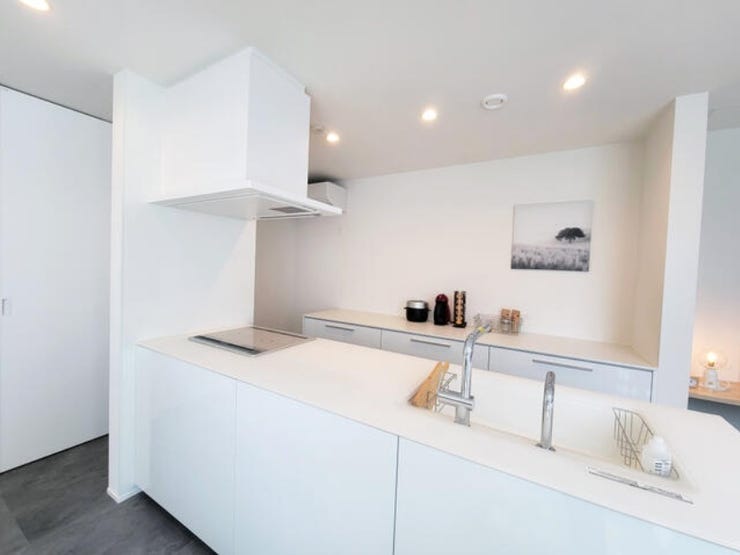 II型キッチンは作業スペースも広くて◎!