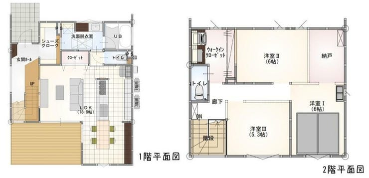 【間取り】
計算された間取りは日々の暮らしの快適さを想像させます♪