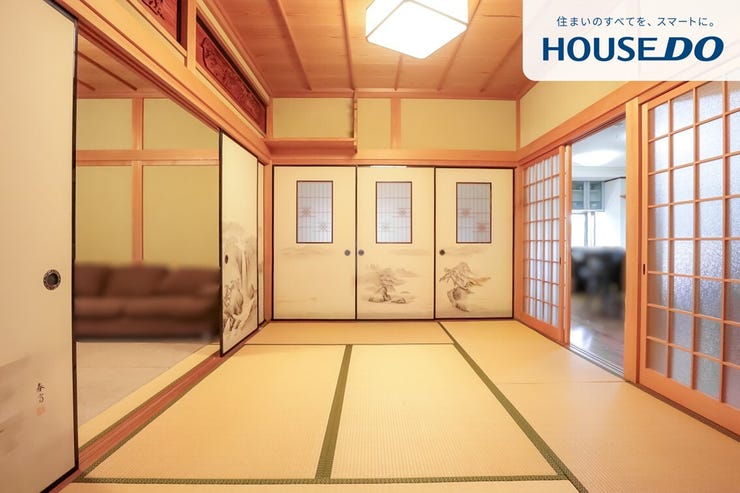 和室は客間、お子様の遊び場、お昼寝場所と多目的にお使い頂けます。