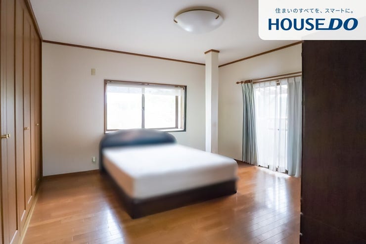 クローゼットが付いてるので、収納もたくさん出来てスッキリしますね♪