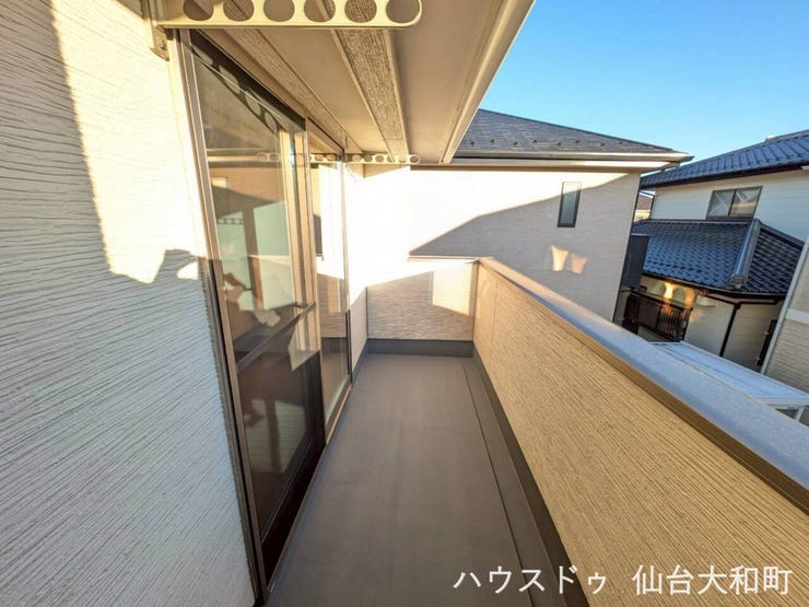 布団干しに便利なバルコニー