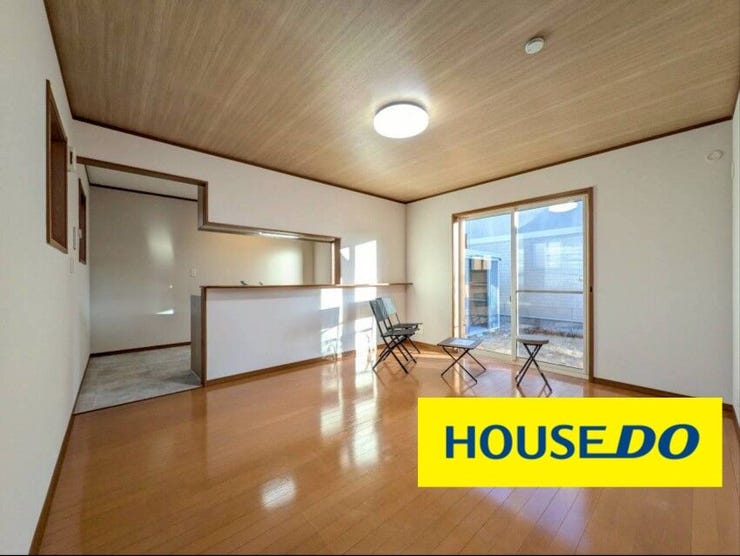 対面式キッチンで14帖のリビングダイニングキッチン