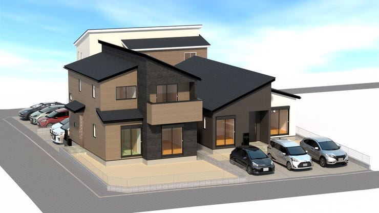 1号棟・2号棟・3号棟 完成予想図