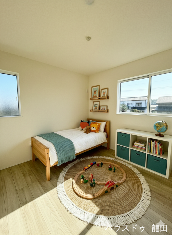 ■□■洋室■□■
窓が多くて、お子様のお部屋にもいいですね。
※家具を入れたイメージ写真です