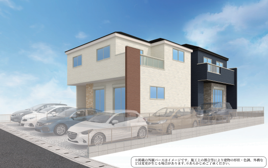 ※外観の完成予想イメージとなります。実際の建物と多少異なることがある可能性があります。ご了承ください。