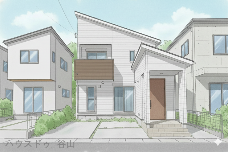 【外観】
※掲載画像は外観イメージイラストです。売主様のご希望により外観写真の掲載は控えております。