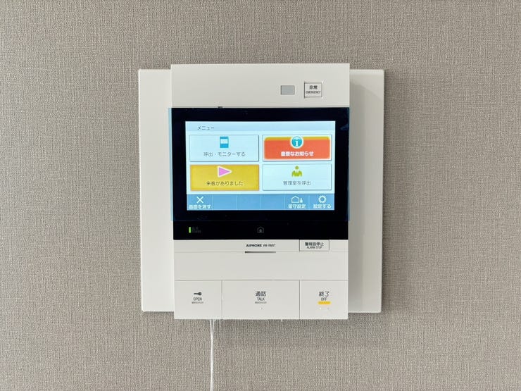 モニター付きインターフォン
