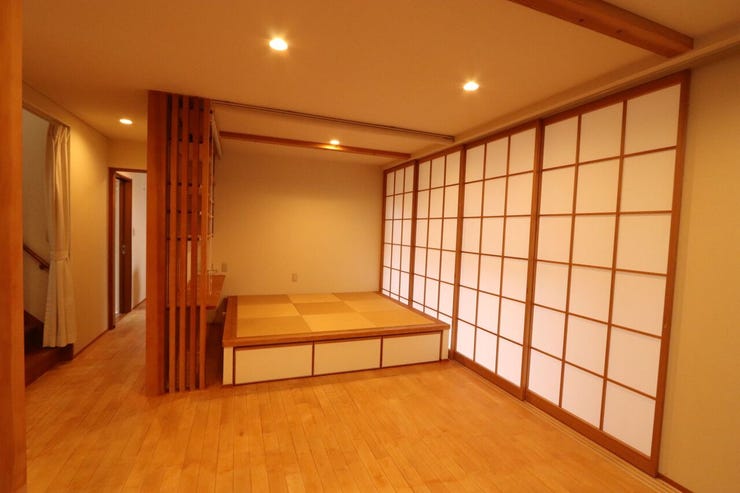 障子を閉めて使えます。