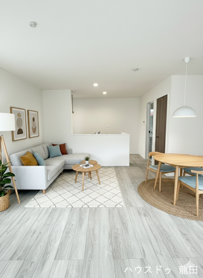 【リビング】
■□■リビング■□■
LDK17帖
※家具を入れたイメージ写真です