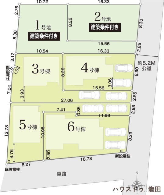 ■□■全体区画図■□■
敷地面積:131.82㎡
建物面積:96.05㎡