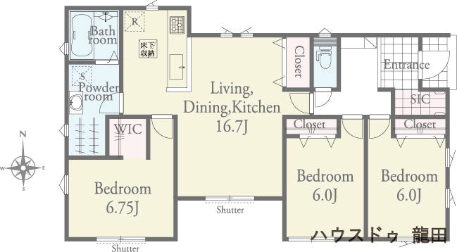 【間取り】
■□■間取り■□■
3LDK
平屋