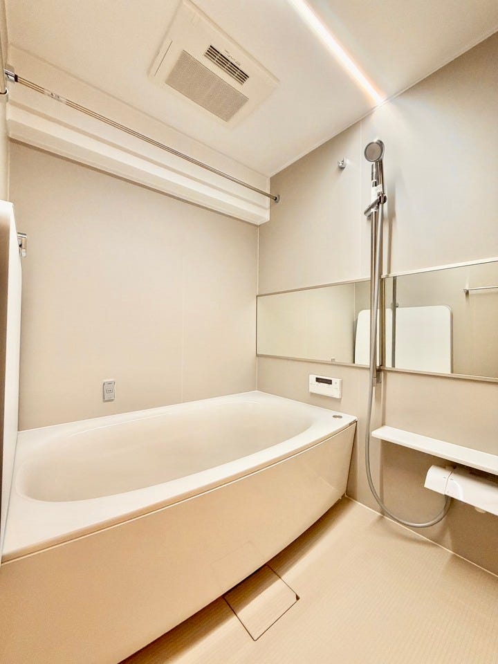 追い焚き機能付き!生活時間の違う家族には便利です♪