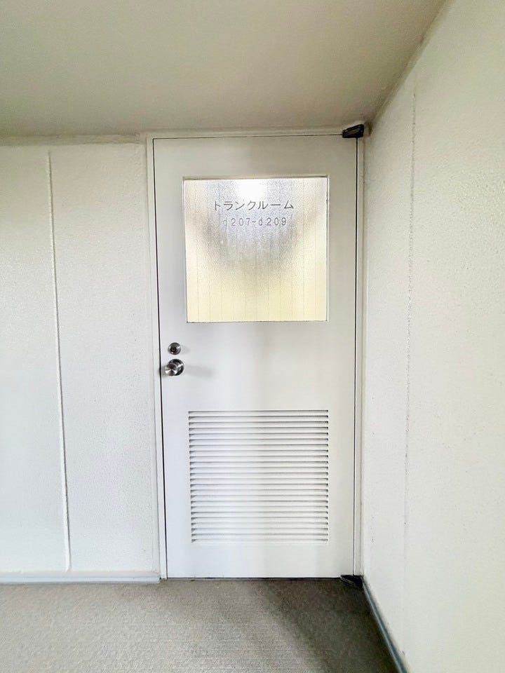 〈トランクルーム〉ベビーカーはもちろん、お子様の砂場グッズや、野球やサッカーなどの屋外で使うスポーツ道具の収納場所としても活用できます。