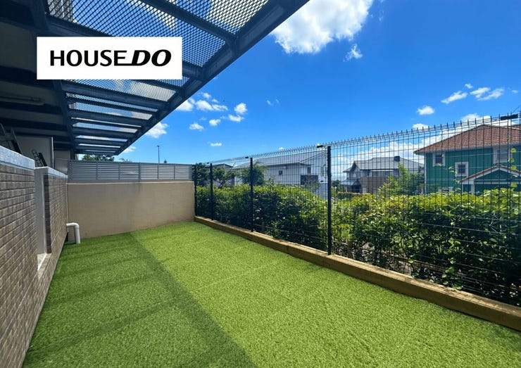 夏にはプールを置いて思いっきり遊べます◎